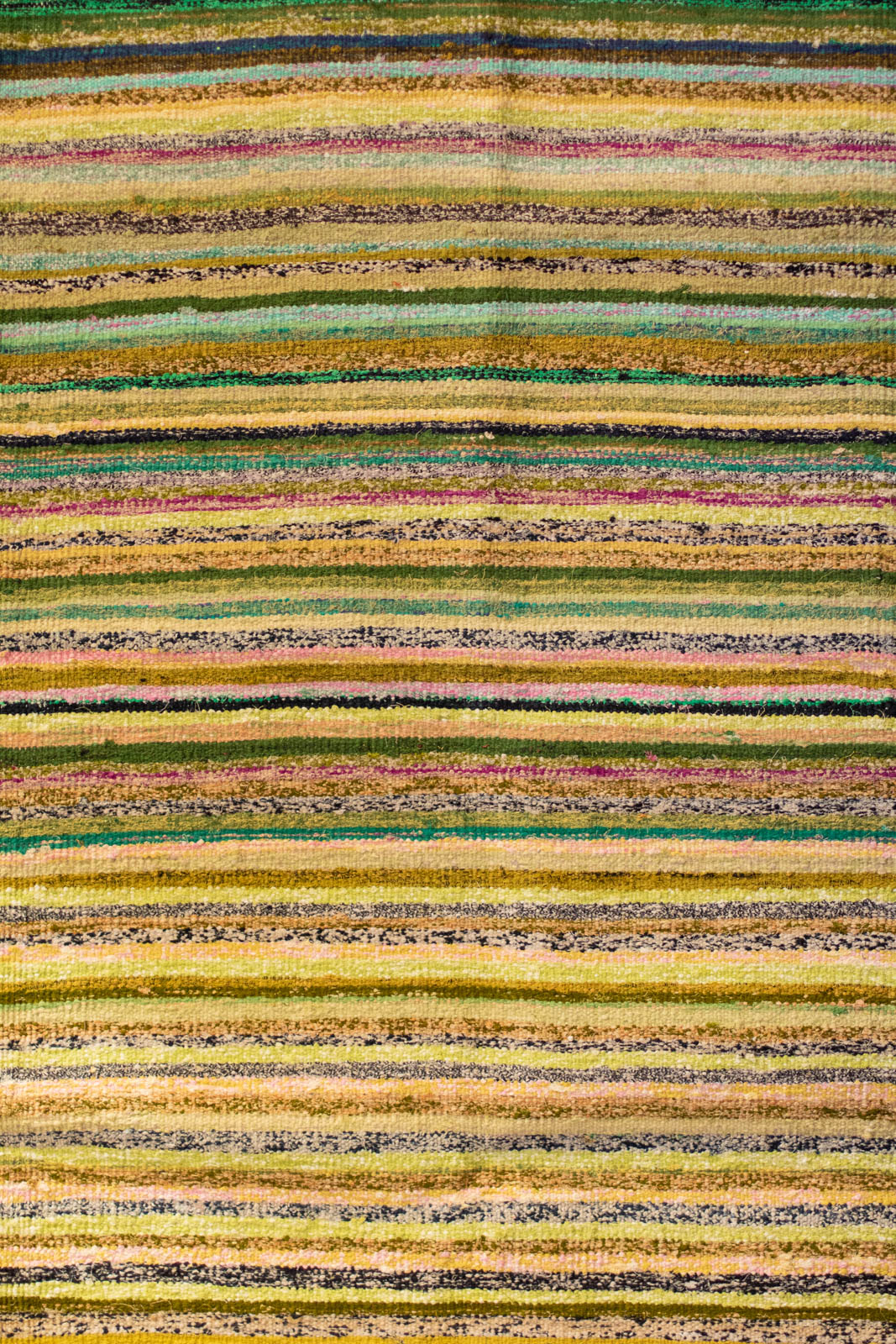 Hand-Loomed Sari Cloth Kilim Rug - Epic