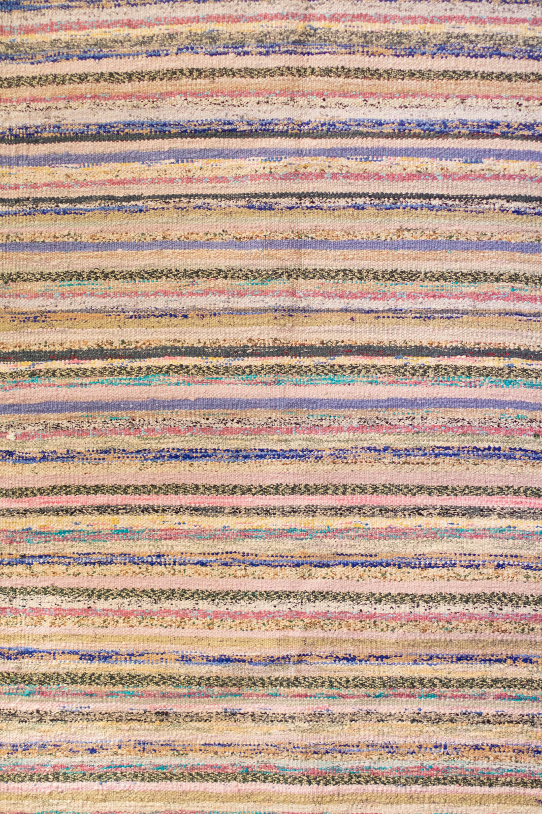 Hand-Loomed Sari Cloth Kilim Rug - Blossom