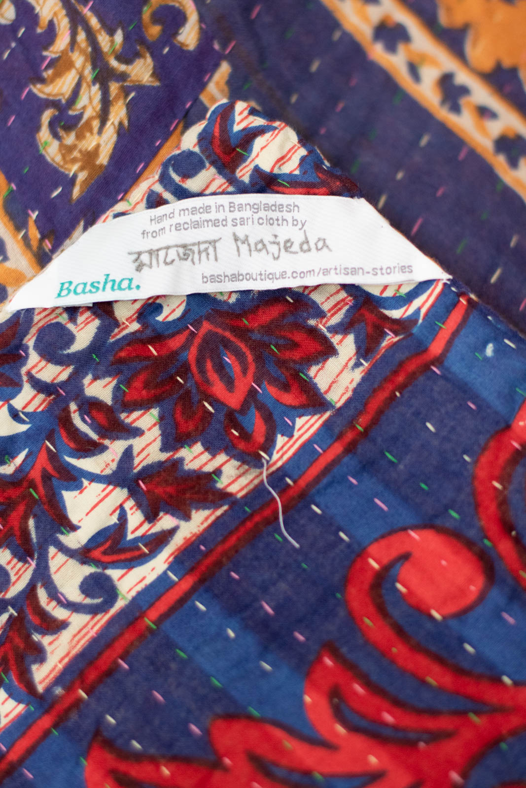 Wild No. 3 Kantha Large Throw