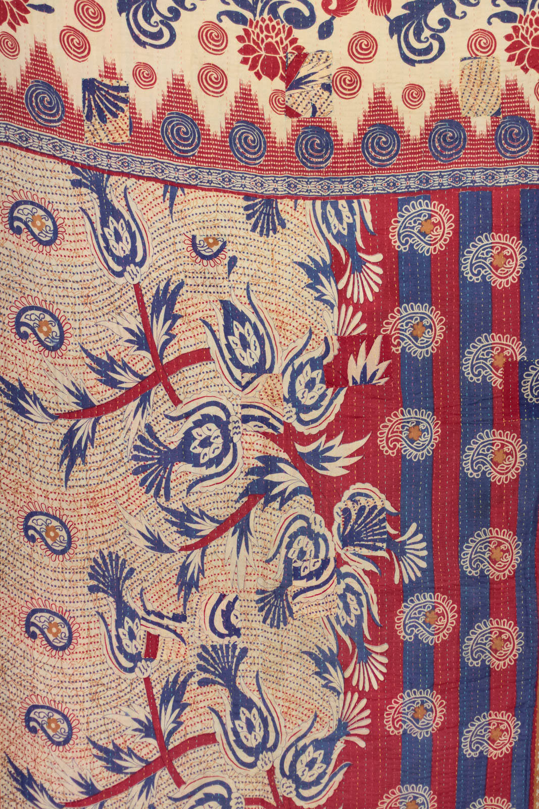 Wild No. 8 Kantha Large Throw