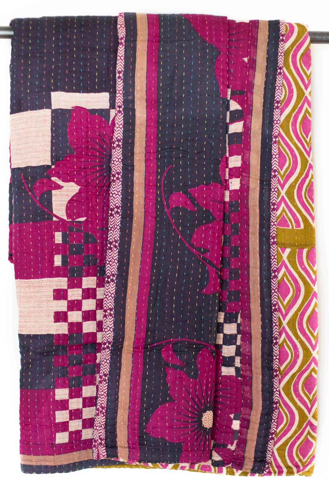 Kantha Extra Large 80" Throw