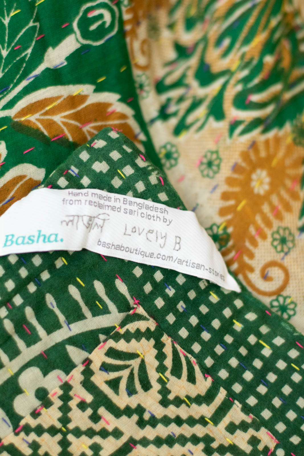Inspire No. 6 Kantha Large Throw