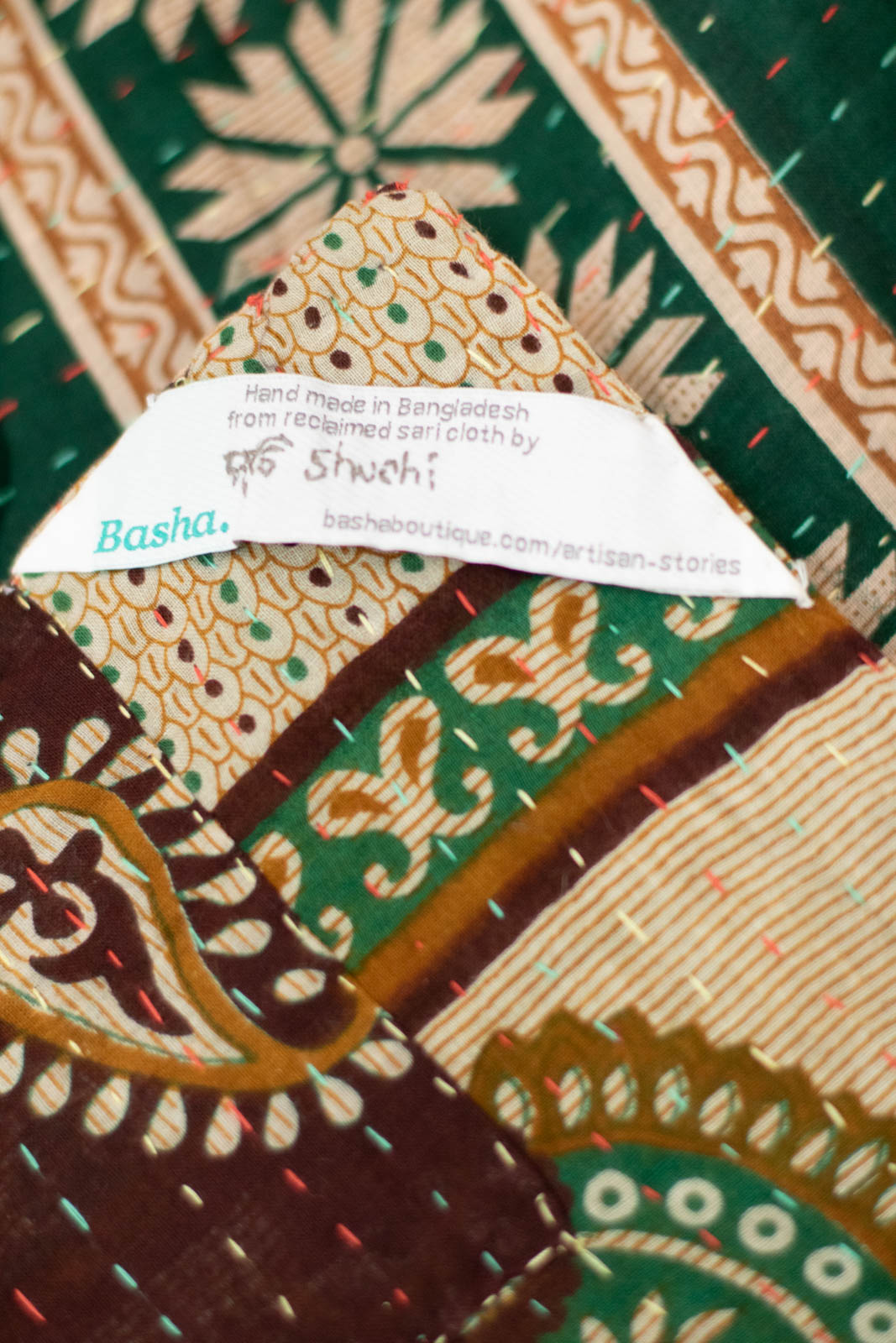 Challenge No. 6 Kantha Large Throw
