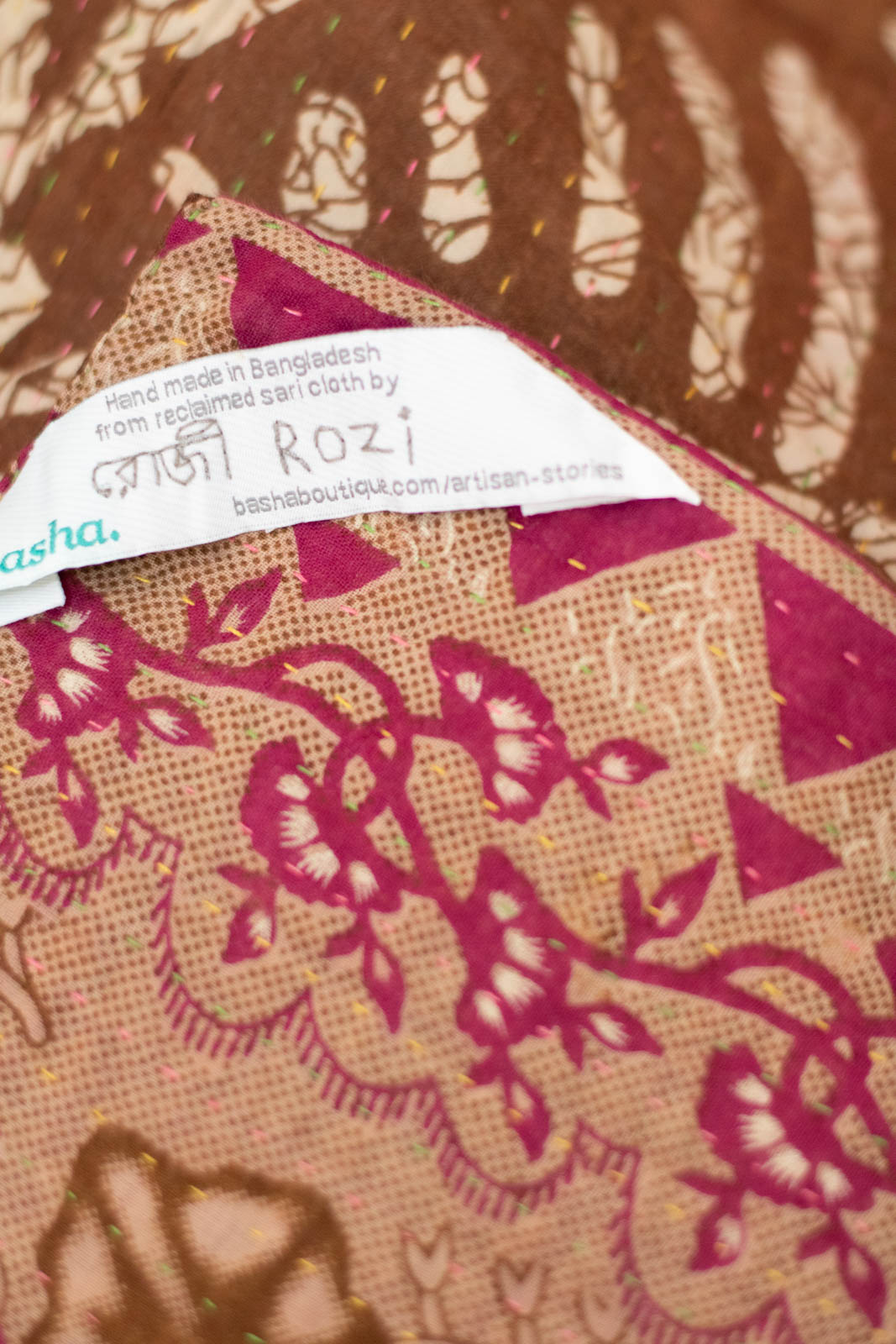 Challenge No. 7 Kantha Large Throw