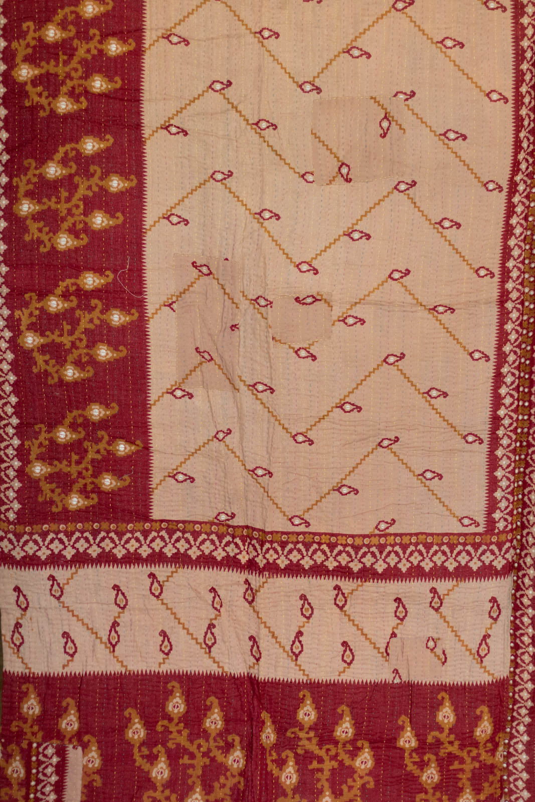 Wild No. 1 Kantha Large Throw