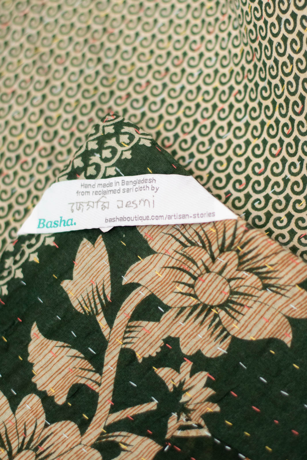 Enlighten No. 2 Kantha Large Throw