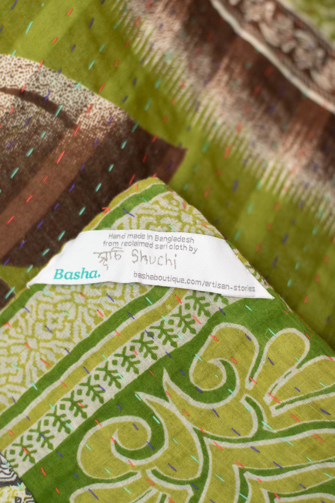 Enlighten No. 4 Kantha Large Throw