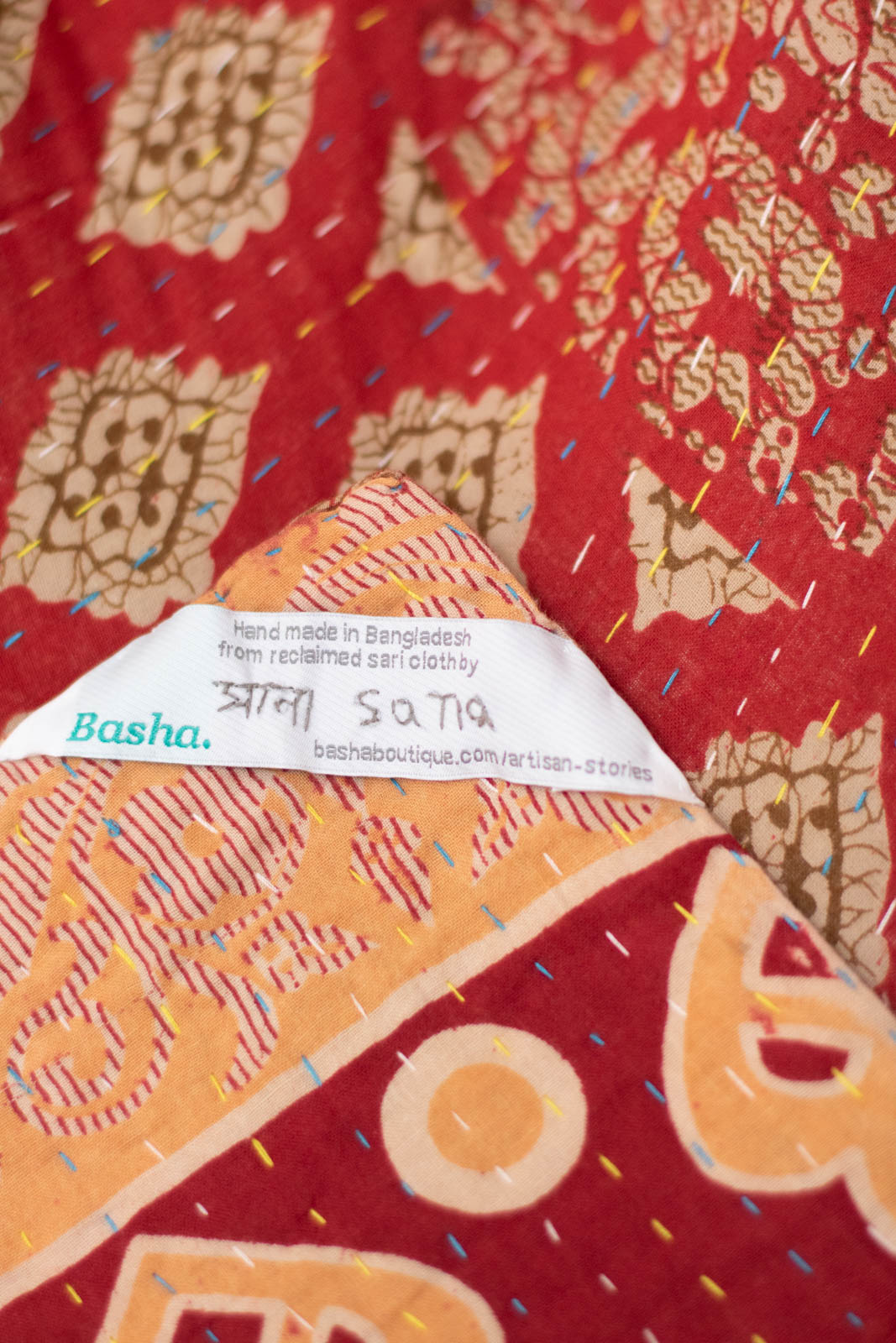 Enlighten No. 5 Kantha Large Throw