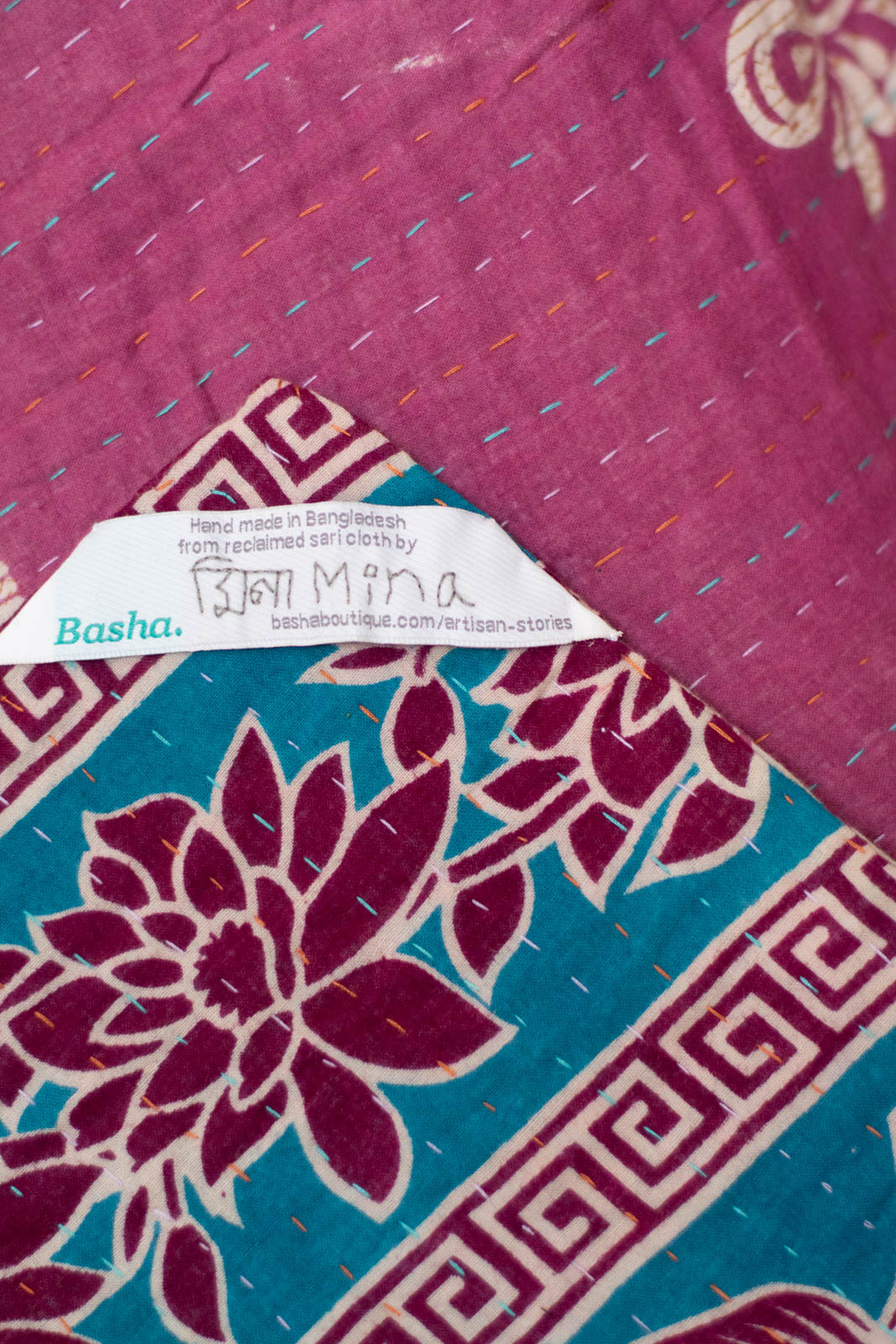Enlighten No. 7 Kantha Large Throw