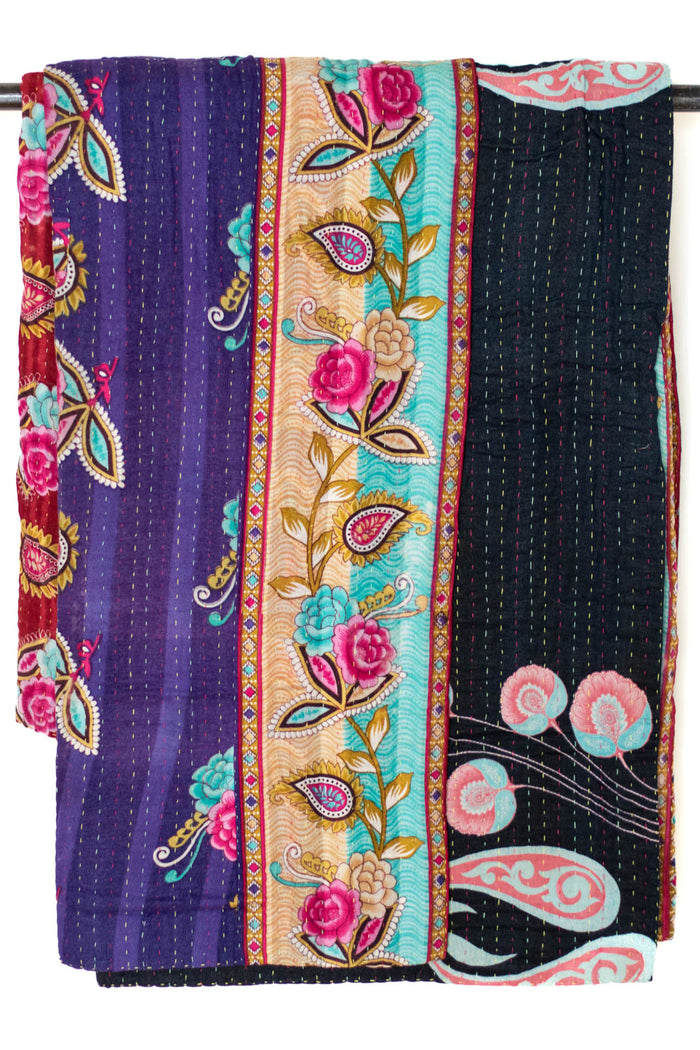 Kantha Extra Large 80" Throw