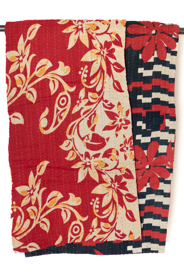 Kantha Extra Large 80" Throw