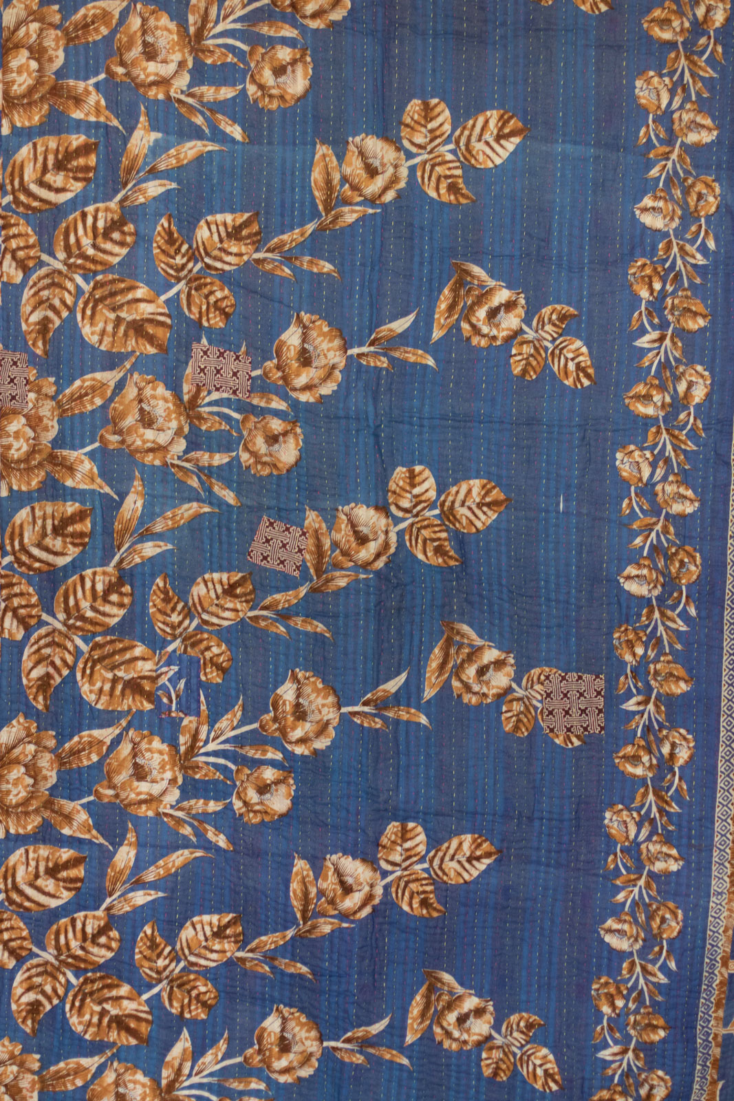 Mighty No. 6 Kantha Large Throw