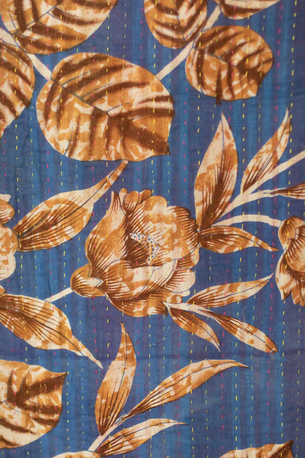 Mighty No. 6 Kantha Large Throw