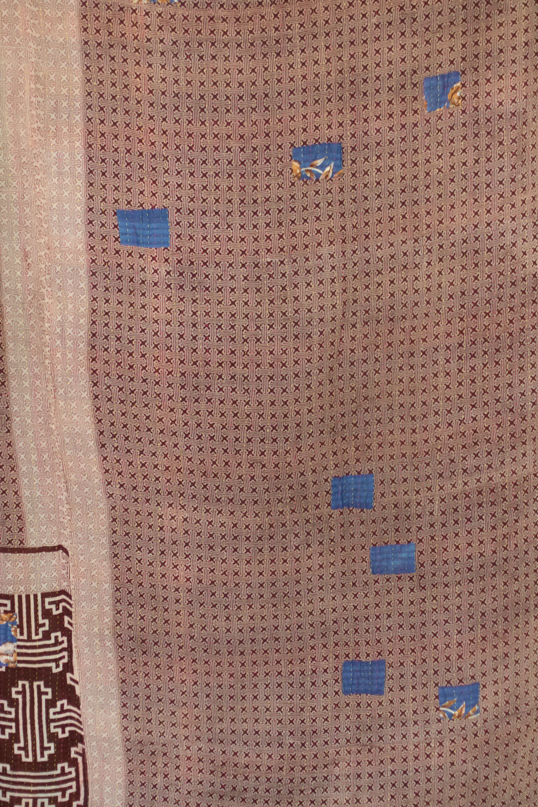 Mighty No. 6 Kantha Large Throw