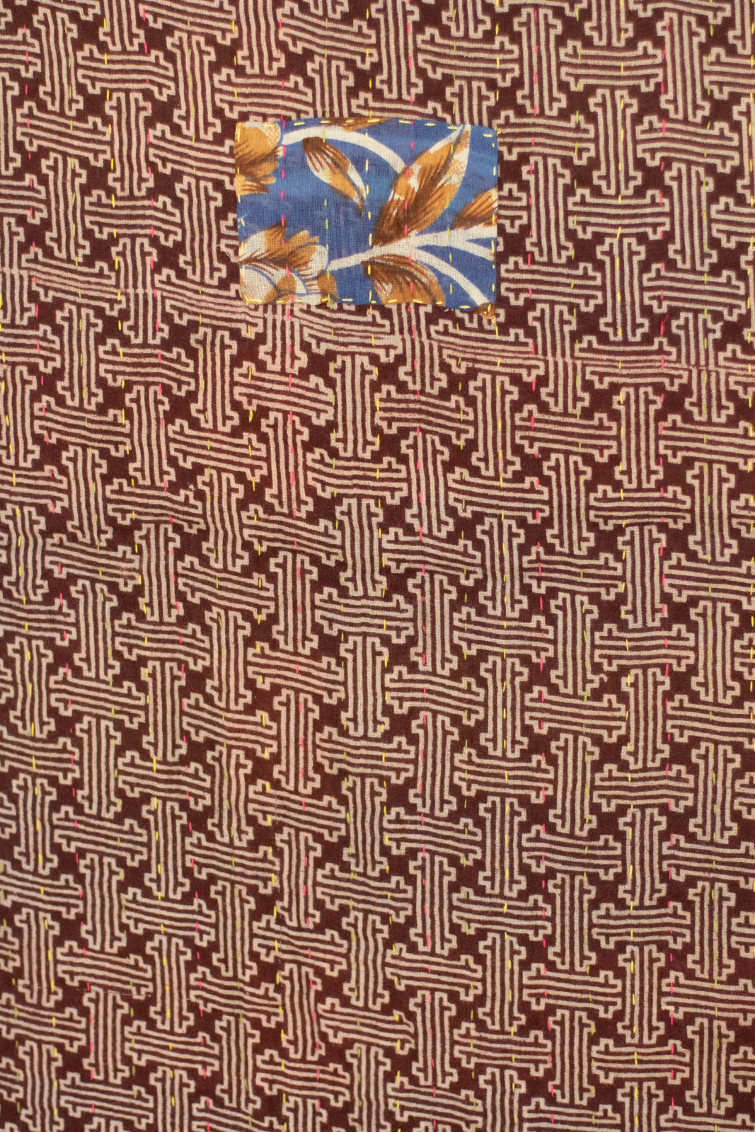 Mighty No. 6 Kantha Large Throw