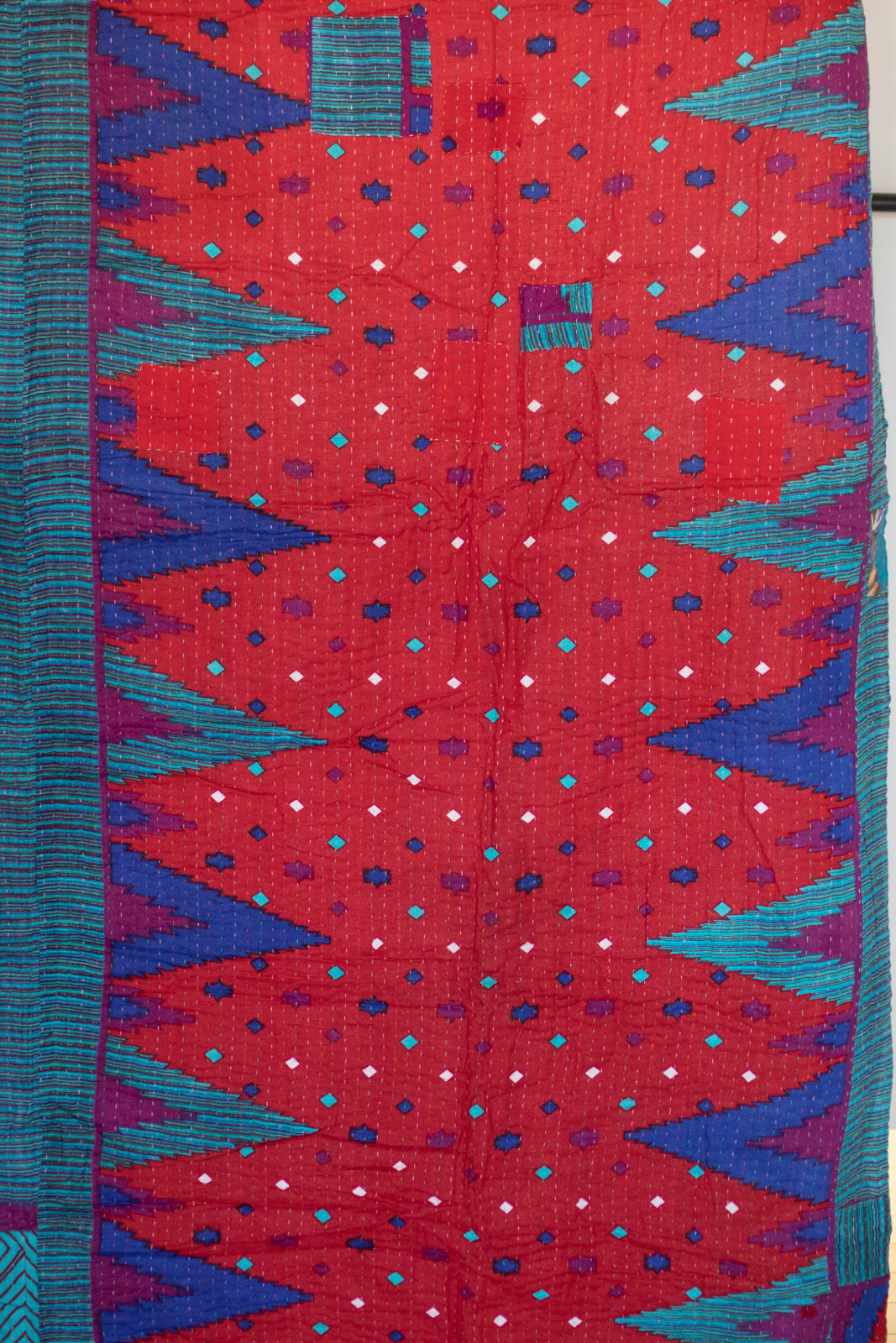 Delight No. 3 Kantha Large Throw