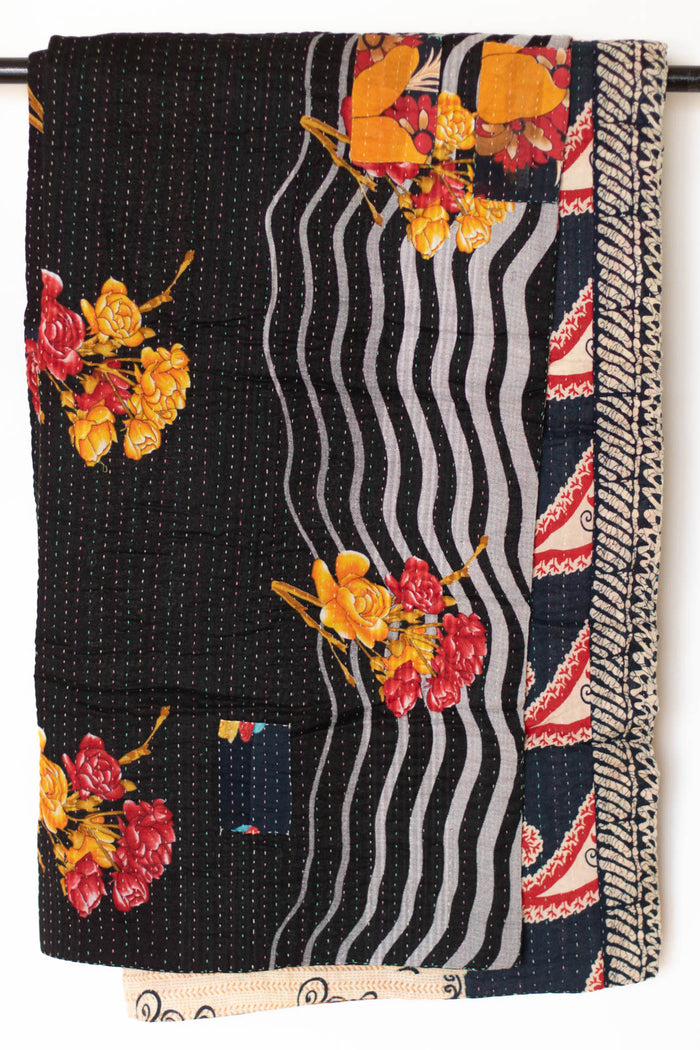 Kantha Extra Large 80" Throw