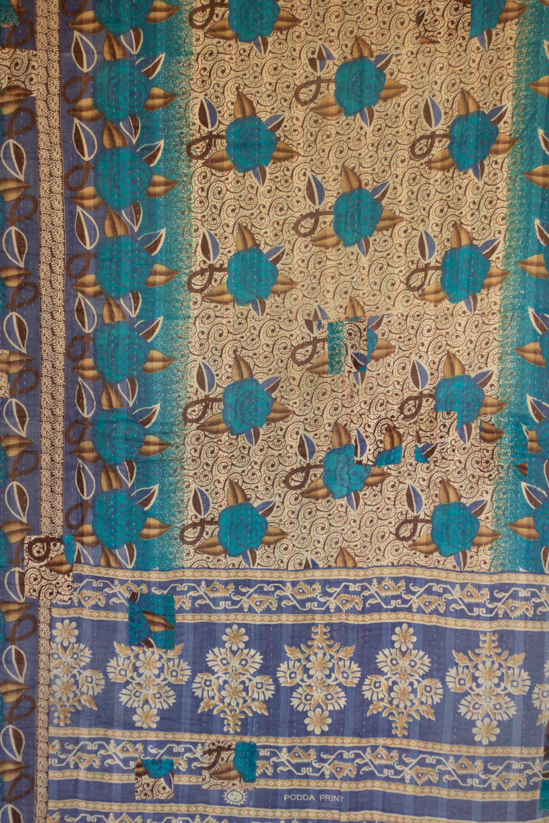 Delight No. 3 Kantha Large Throw