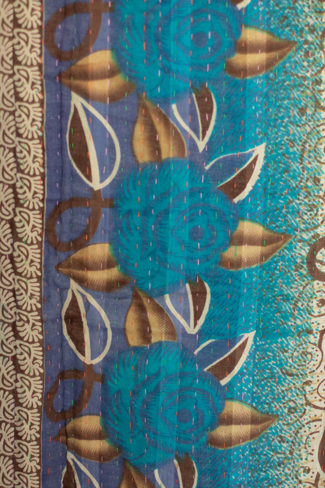 Delight No. 3 Kantha Large Throw