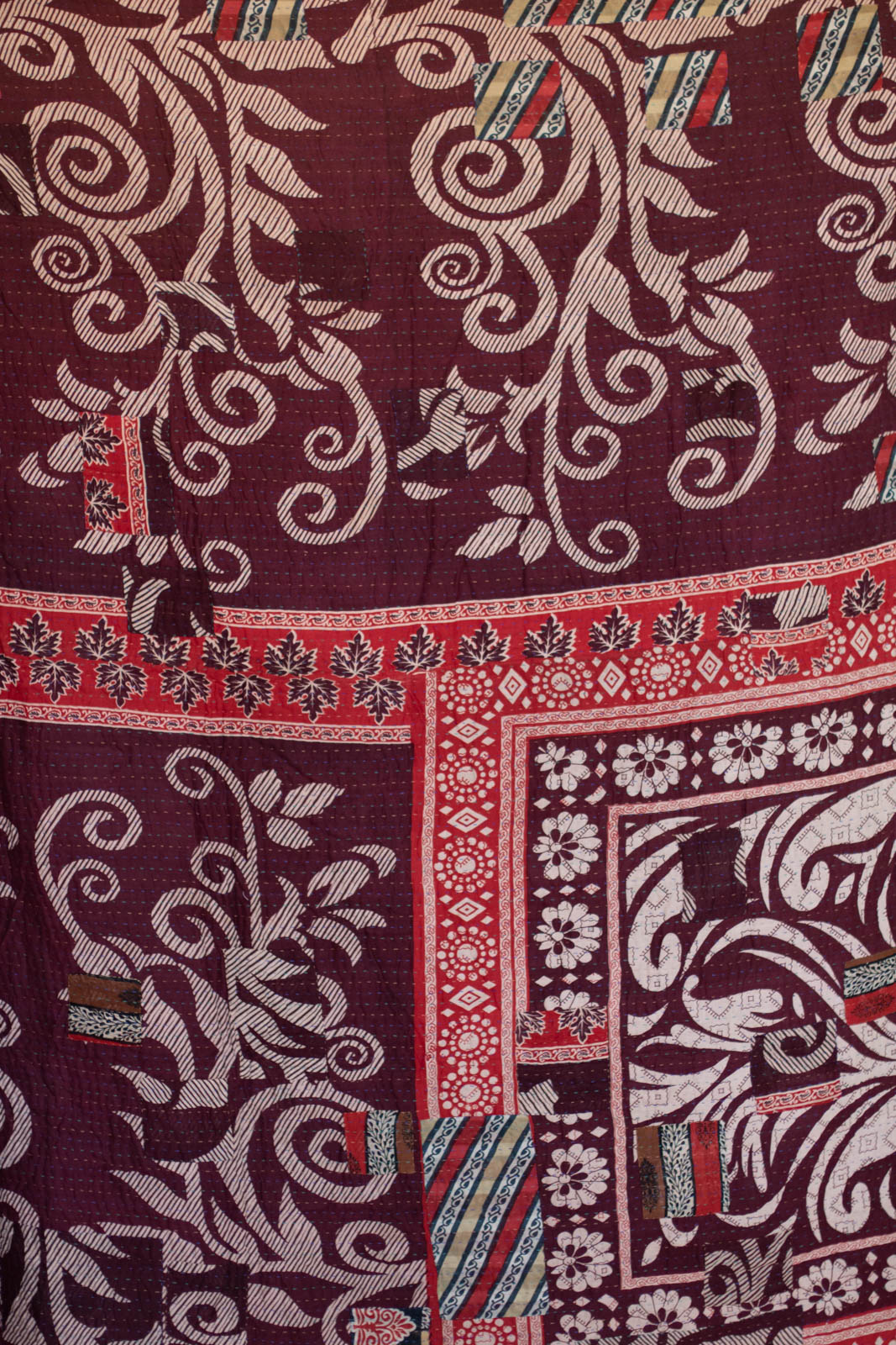 Delight No. 4 Kantha Large Throw
