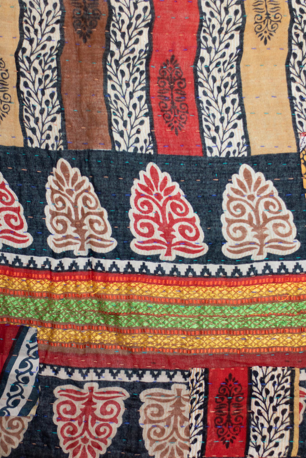 Delight No. 4 Kantha Large Throw