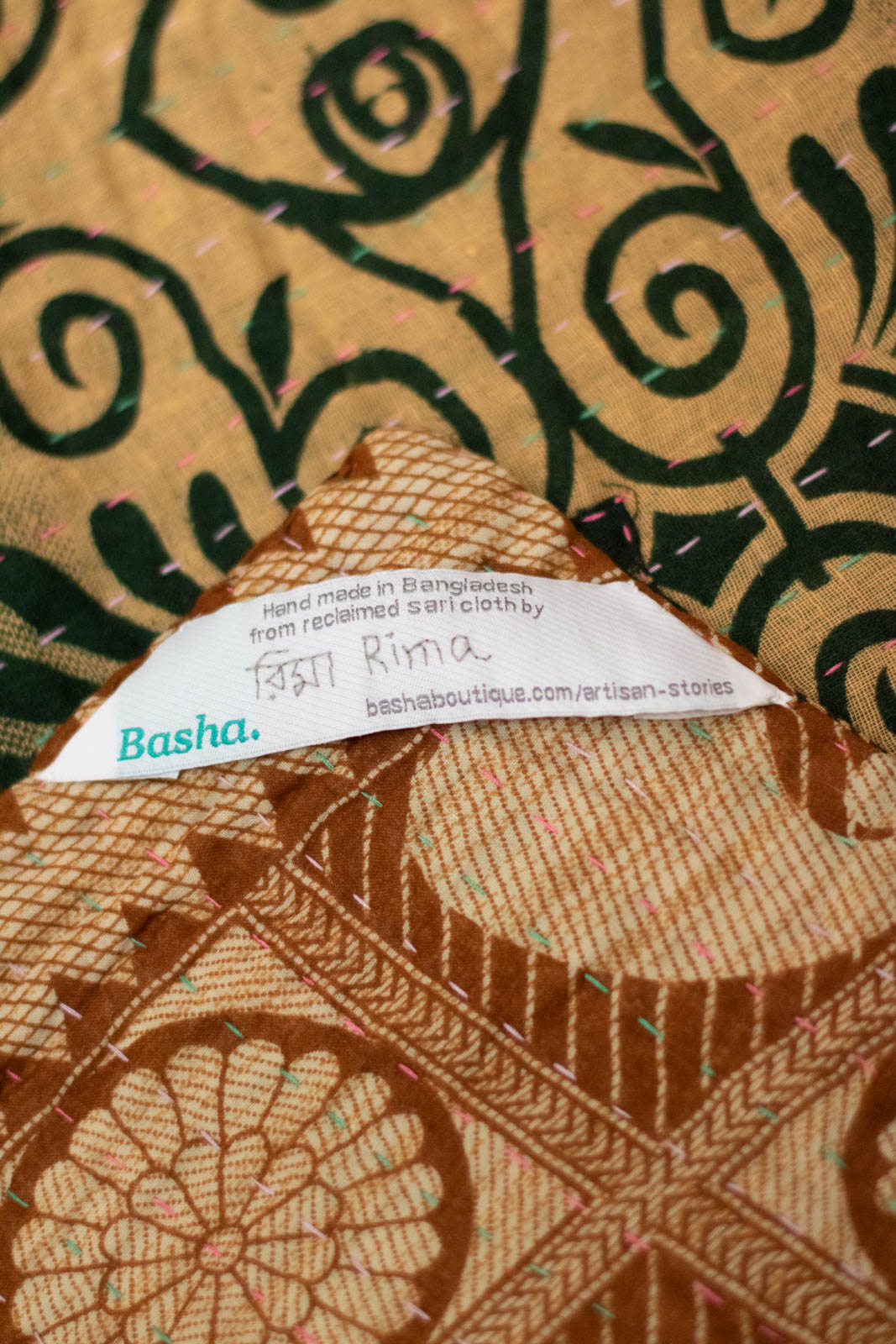 Create No. 7 Kantha Large Throw