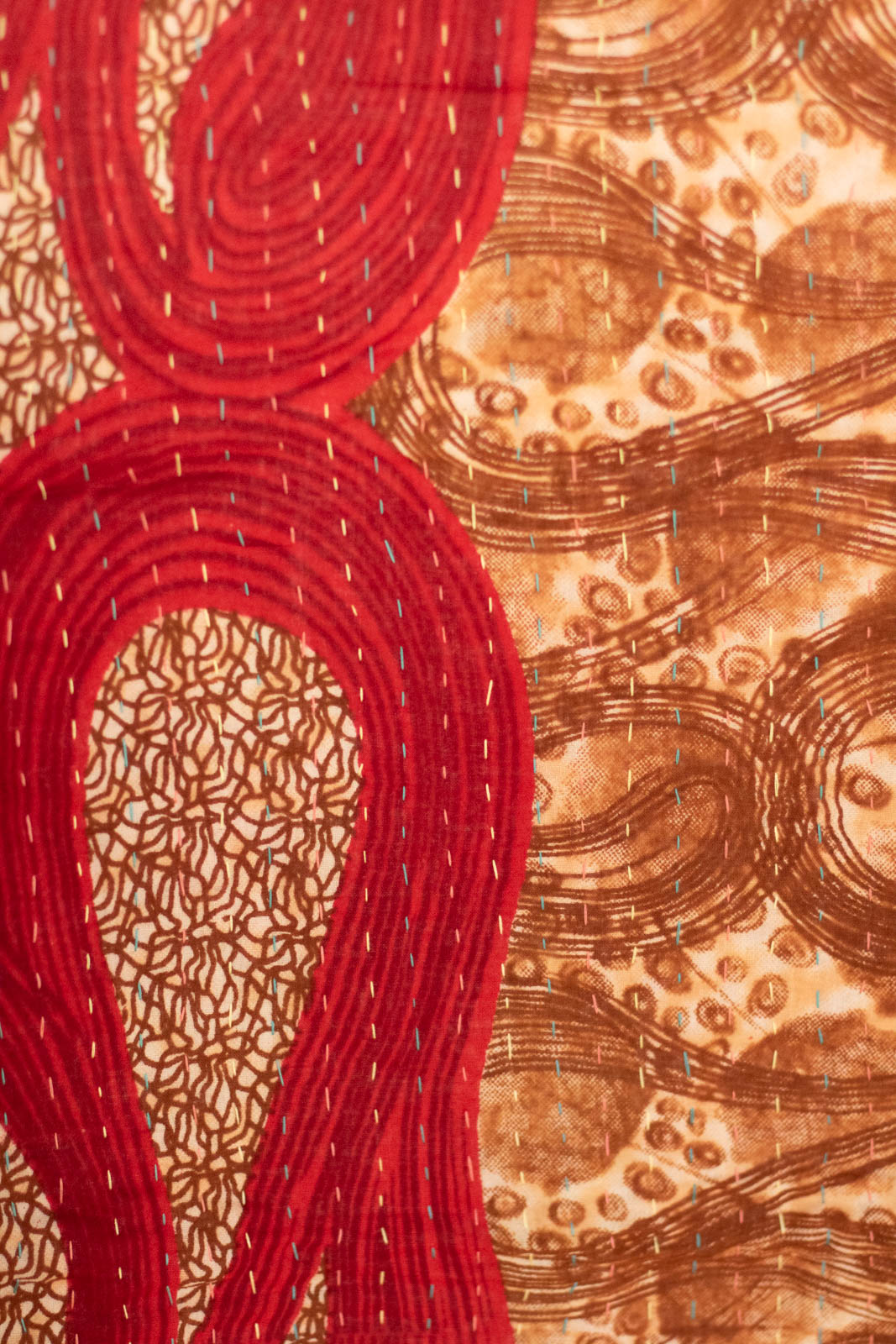 Gratitude No. 1 Kantha Large Throw