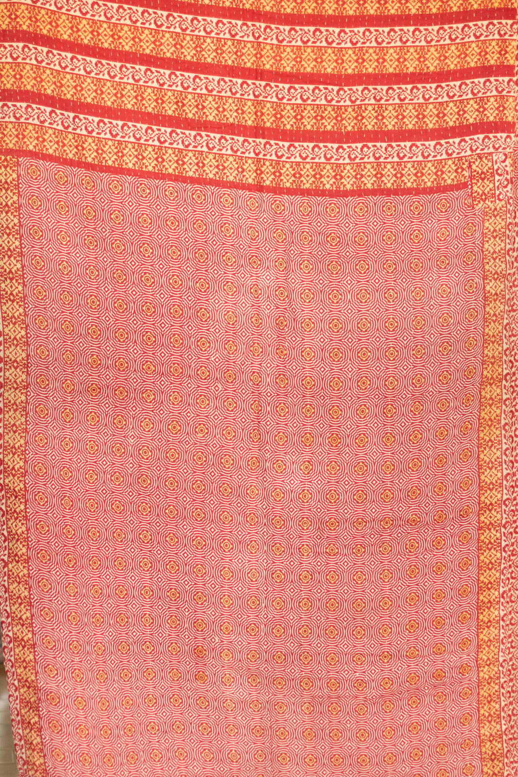 Gratitude No. 1 Kantha Large Throw