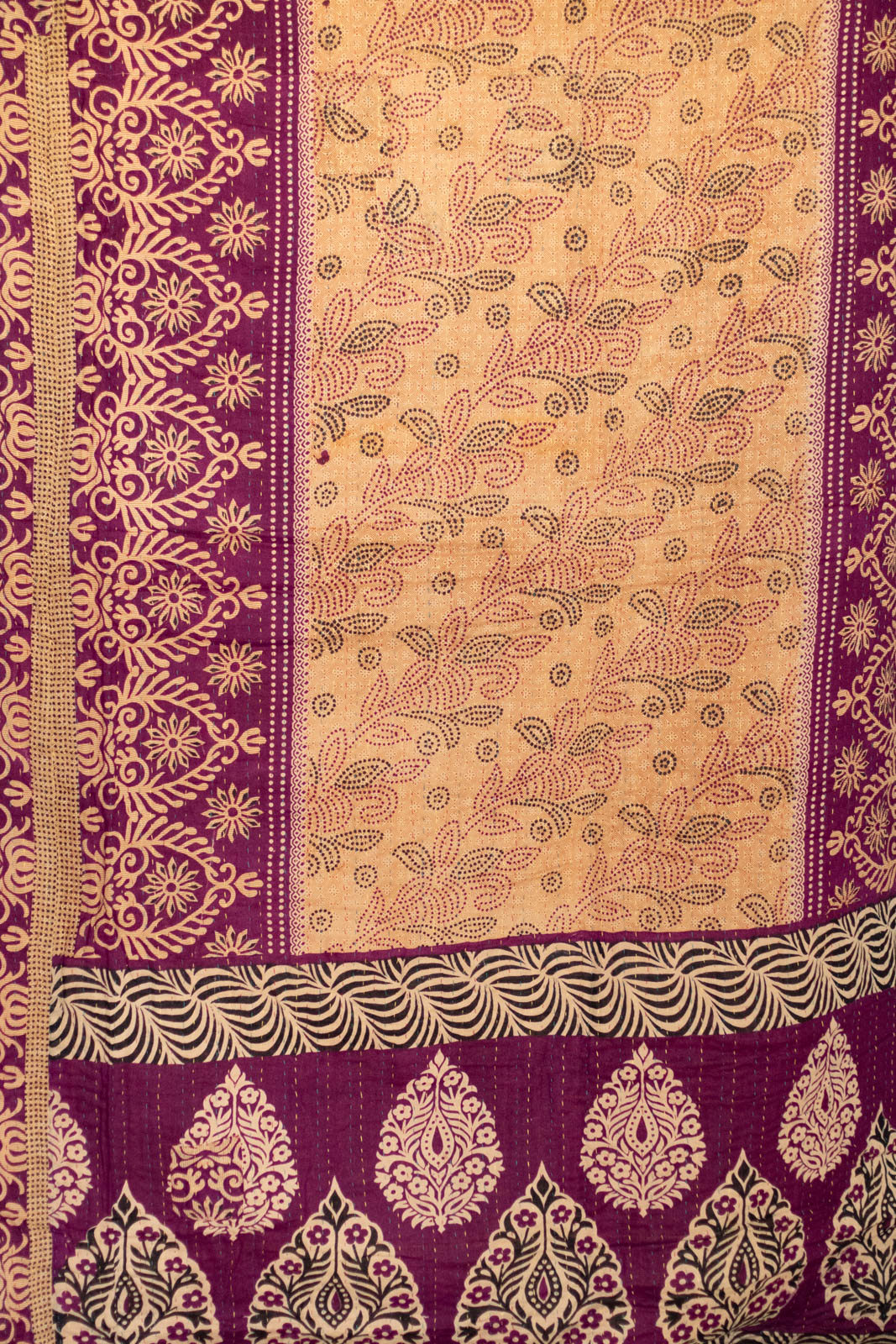 Gratitude No. 3 Kantha Large Throw