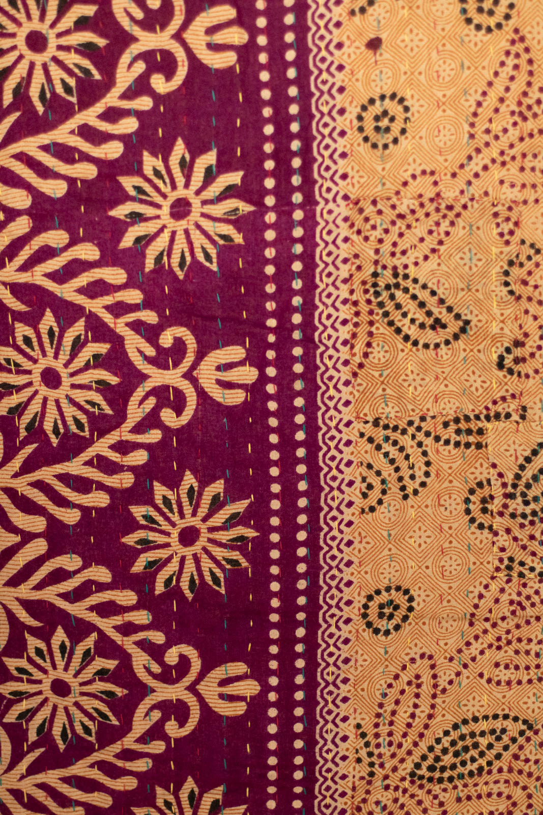 Gratitude No. 3 Kantha Large Throw