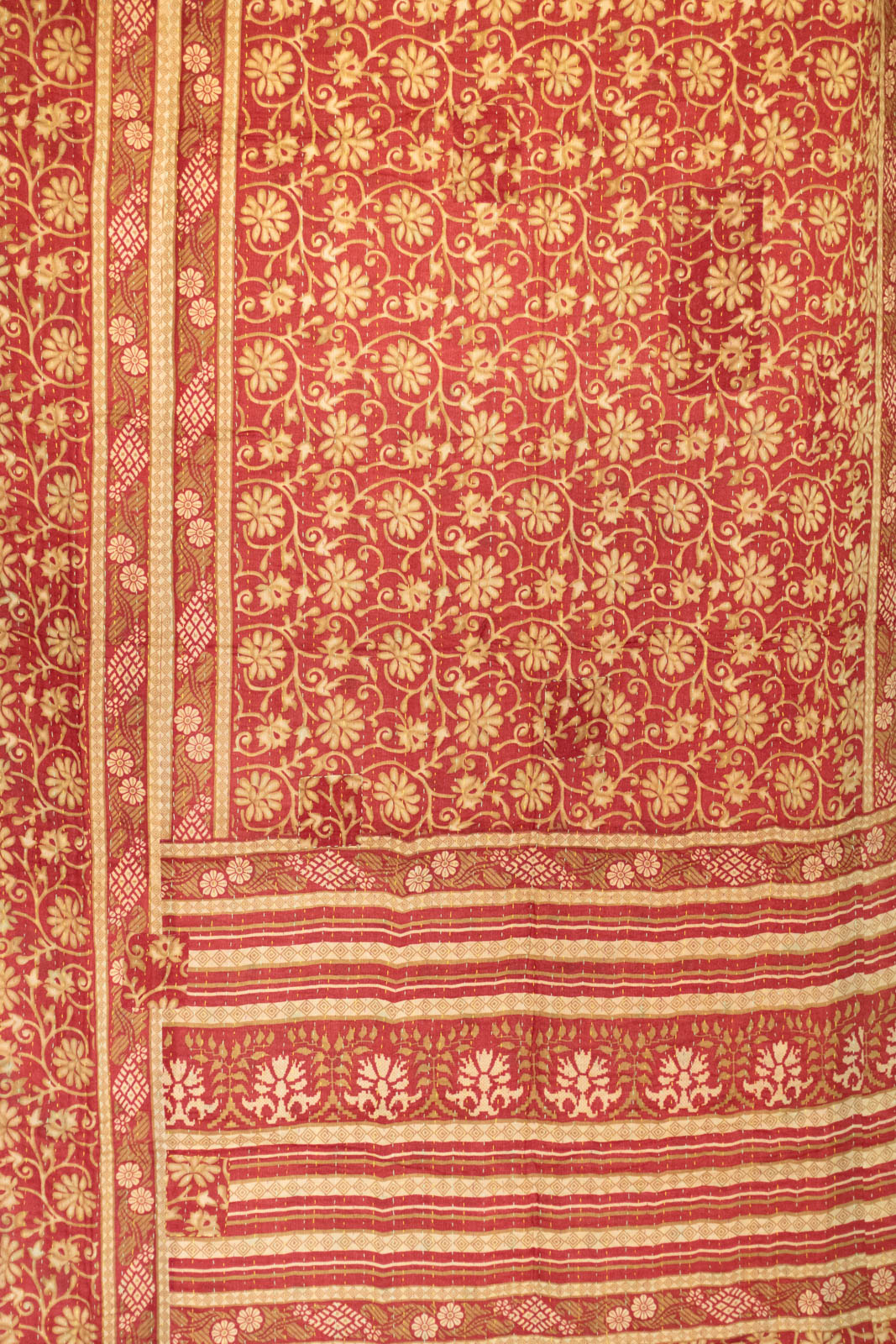 Gratitude No. 4 Kantha Large Throw