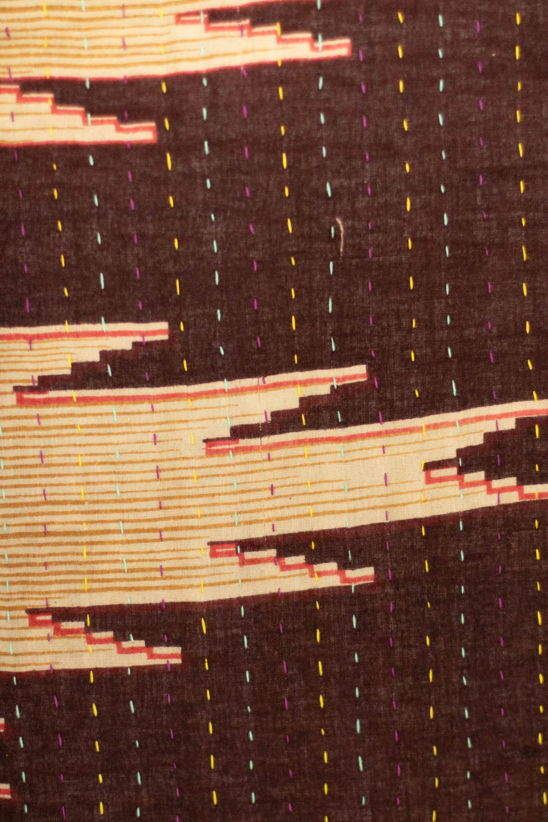 Gratitude No. 4 Kantha Large Throw