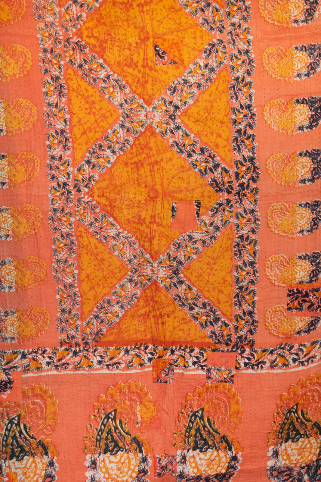 Gratitude No. 5 Kantha Large Throw