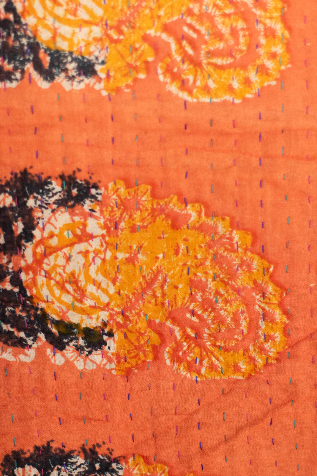 Gratitude No. 5 Kantha Large Throw