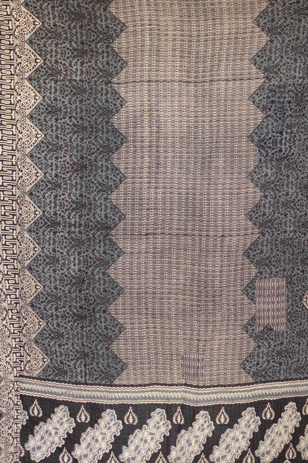 Gratitude No. 5 Kantha Large Throw