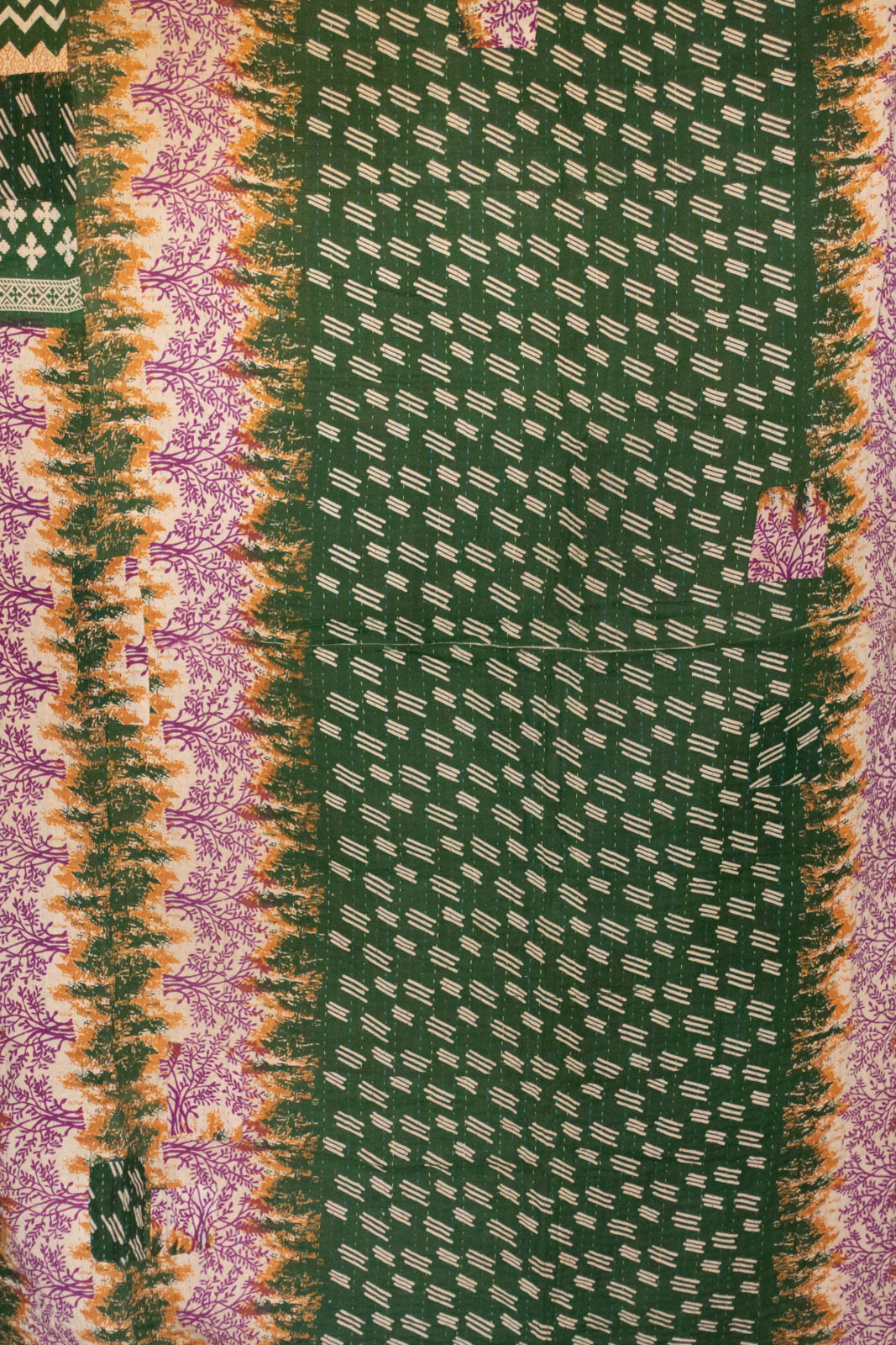 Gratitude No. 6 Kantha Large Throw