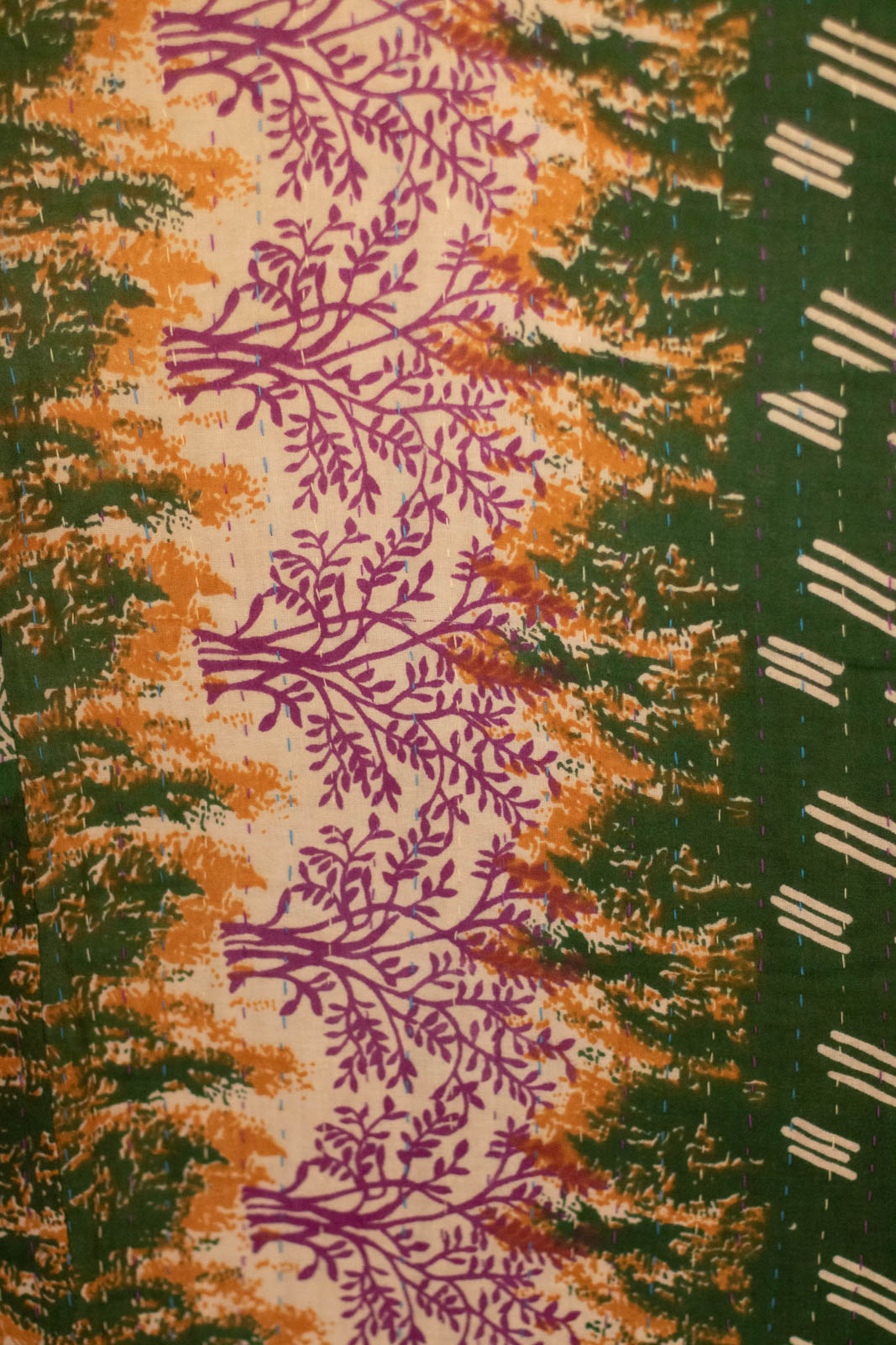 Gratitude No. 6 Kantha Large Throw