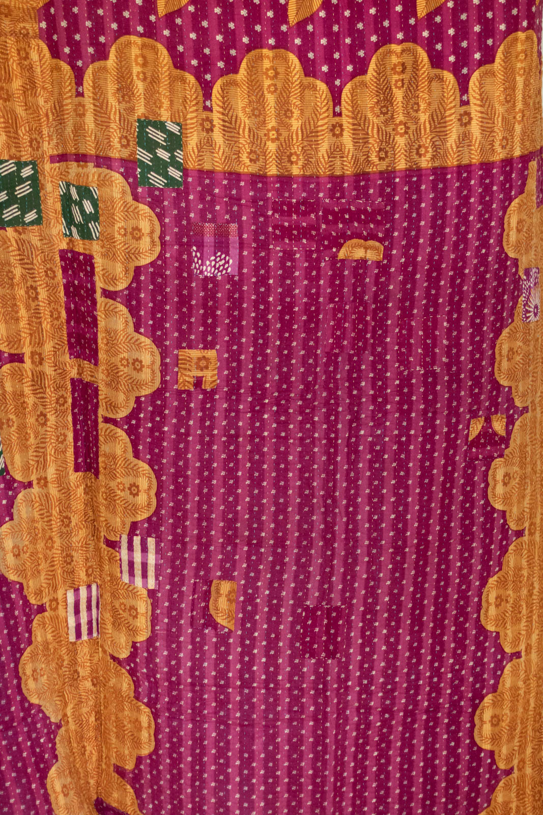 Gratitude No. 6 Kantha Large Throw