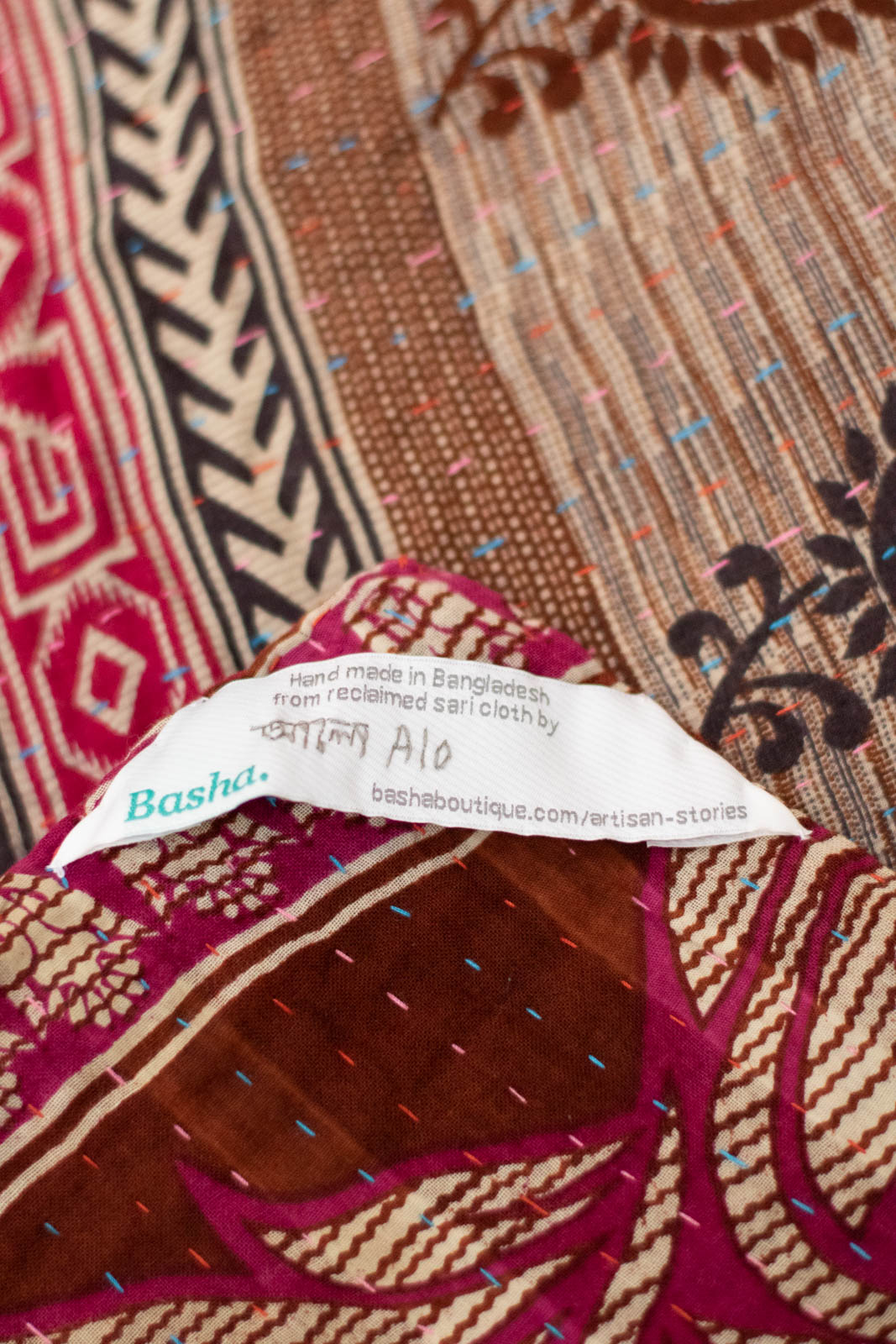Abundant No. 6 Kantha Large Throw