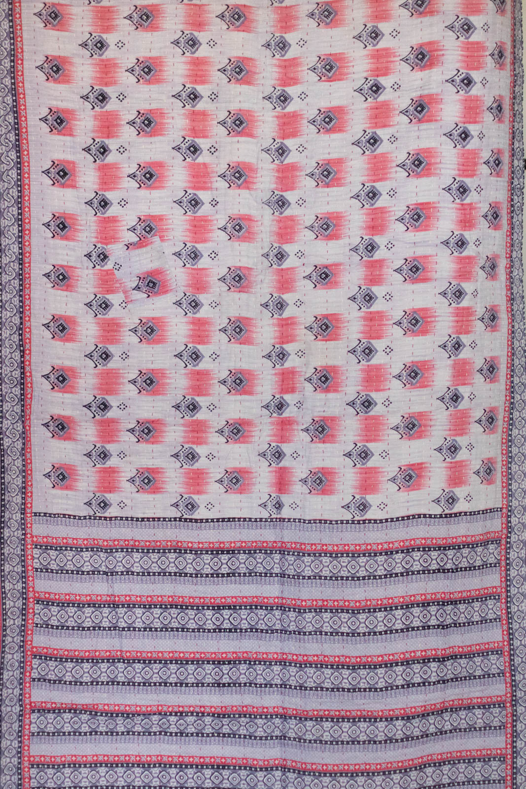 Reveal No. 11 Kantha Large Throw