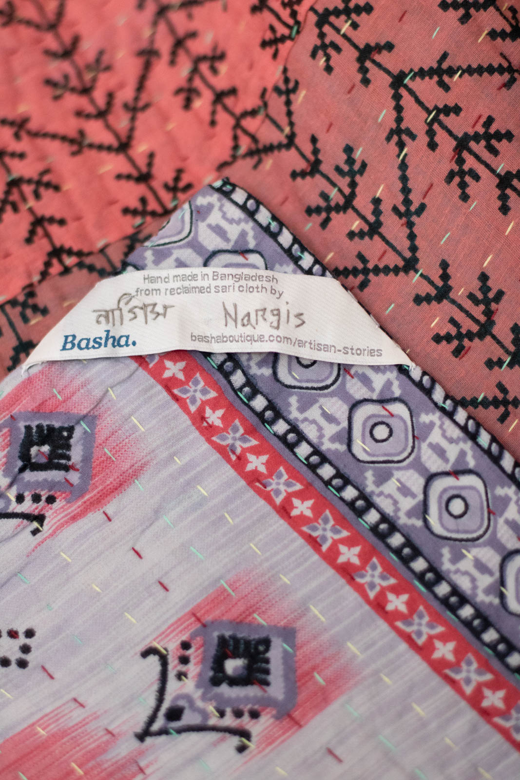 Reveal No. 11 Kantha Large Throw