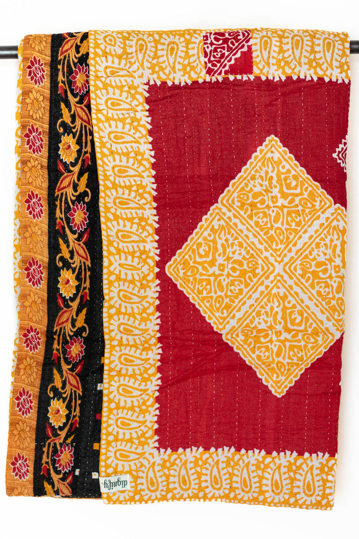 Kantha Extra Large 80" Throw