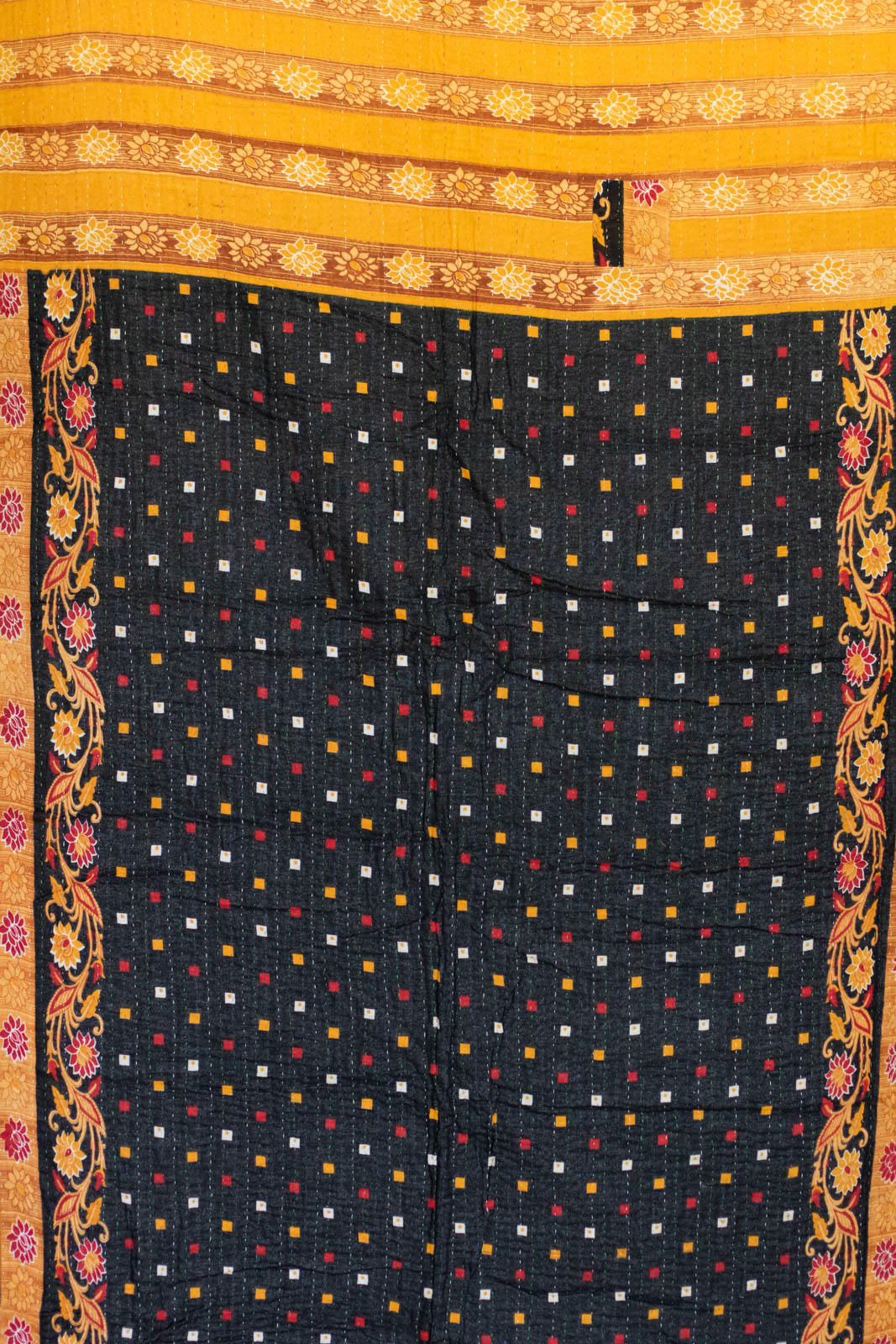 Love No. 3 Kantha Large Throw