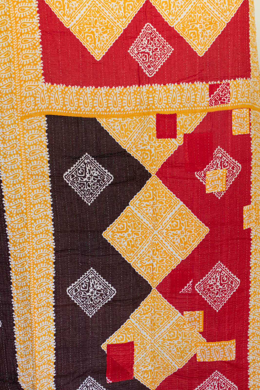 Love No. 3 Kantha Large Throw