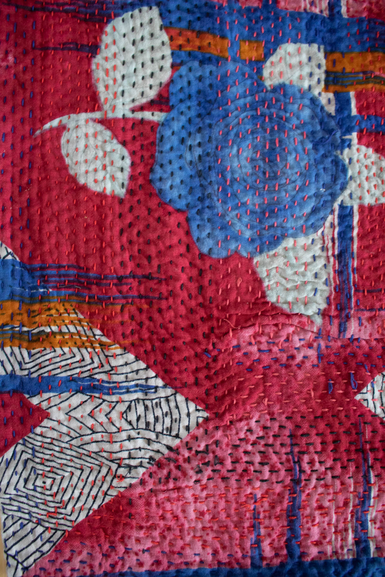 Masterpiece No. 32 Kantha Quilt