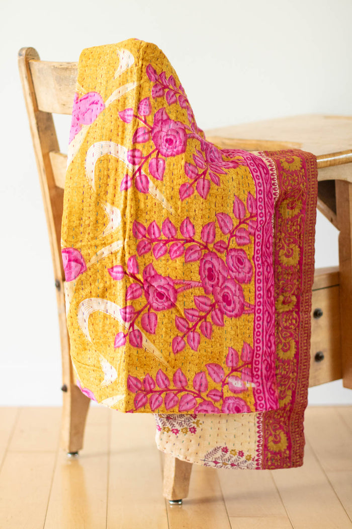 dignify Kantha Baby Blanket Quilt
