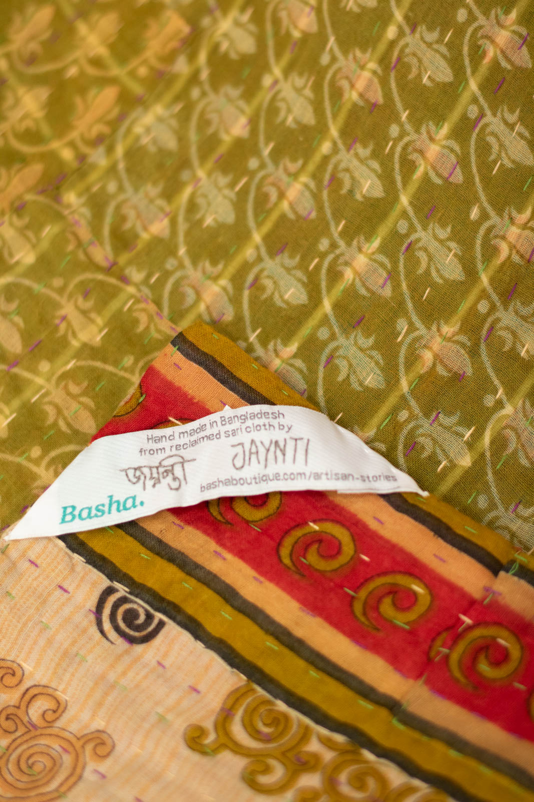 Beloved No. 2 Kantha Mini Blanket