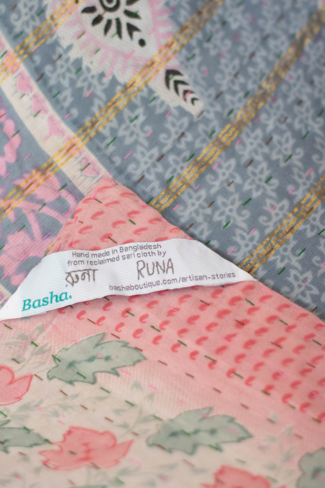 Cherish No. 8 Kantha Mini Blanket