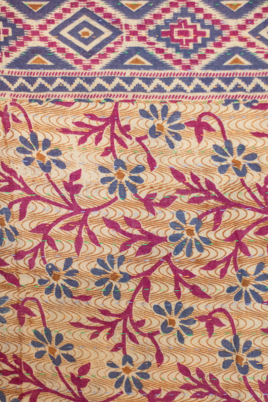 Cherish No. 9 Kantha Mini Blanket