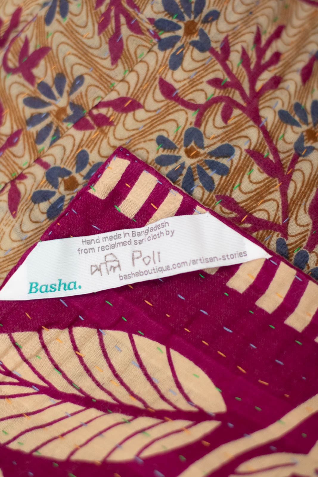 Cherish No. 9 Kantha Mini Blanket